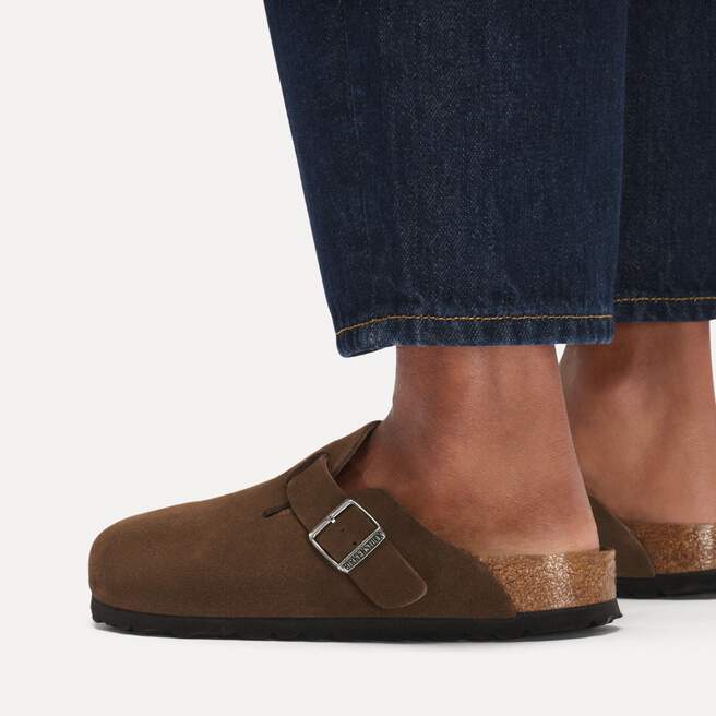 Birkenstock Boston SFB Carafe Tonal Suede Leather
