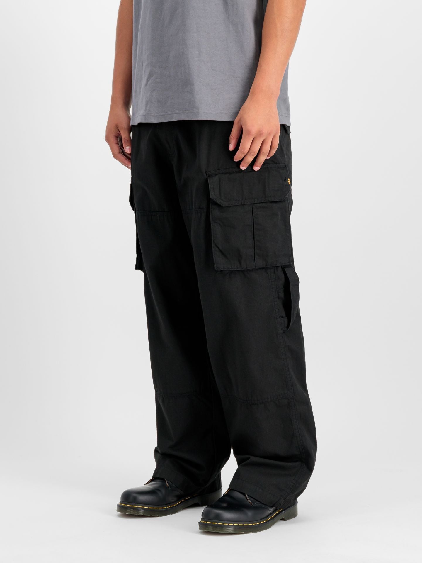 Alpha Industries Ripstop Patchwork Pant Black