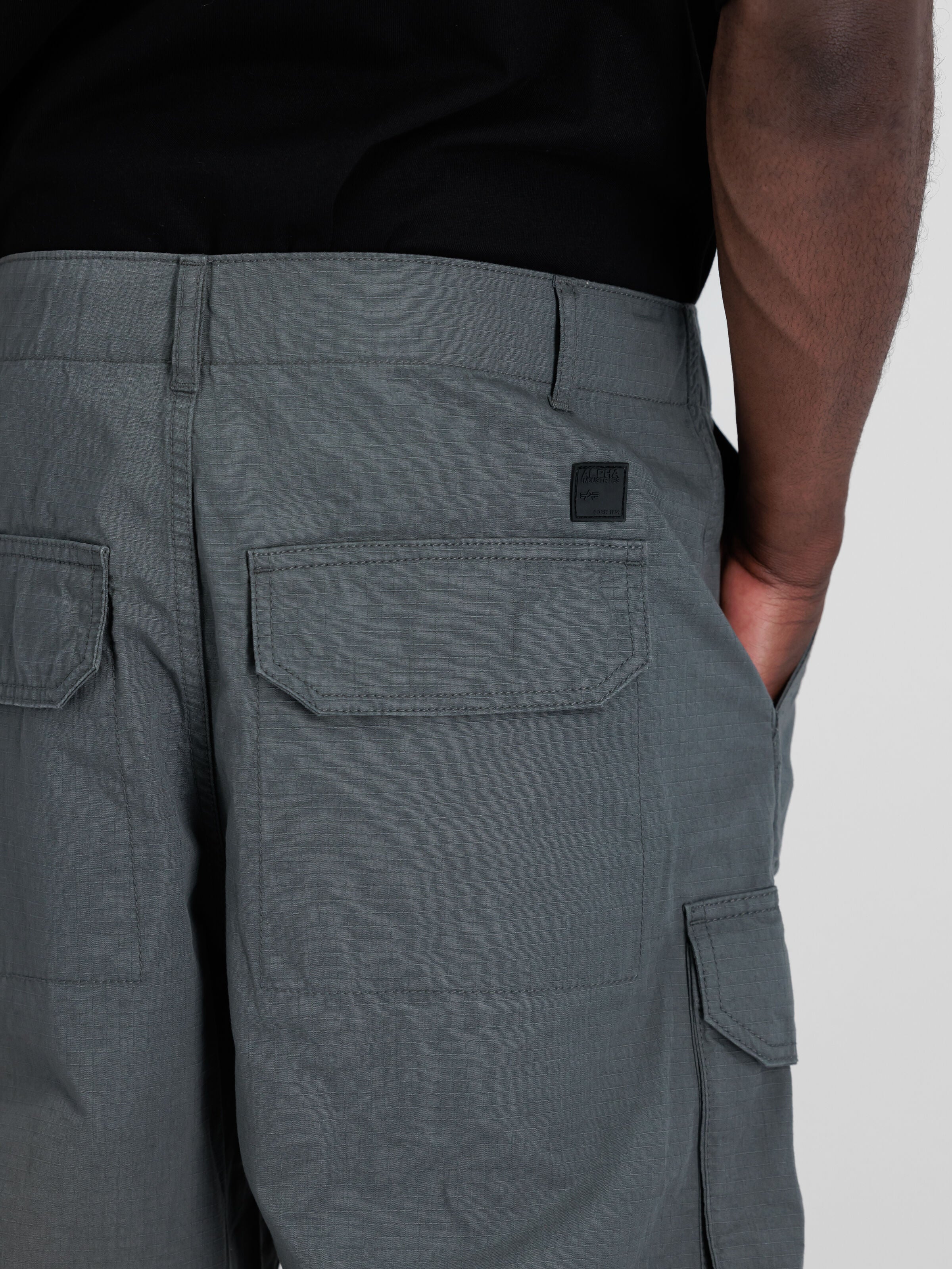 Alpha Industries Ripstop Patchwork Pant Vintage Grey