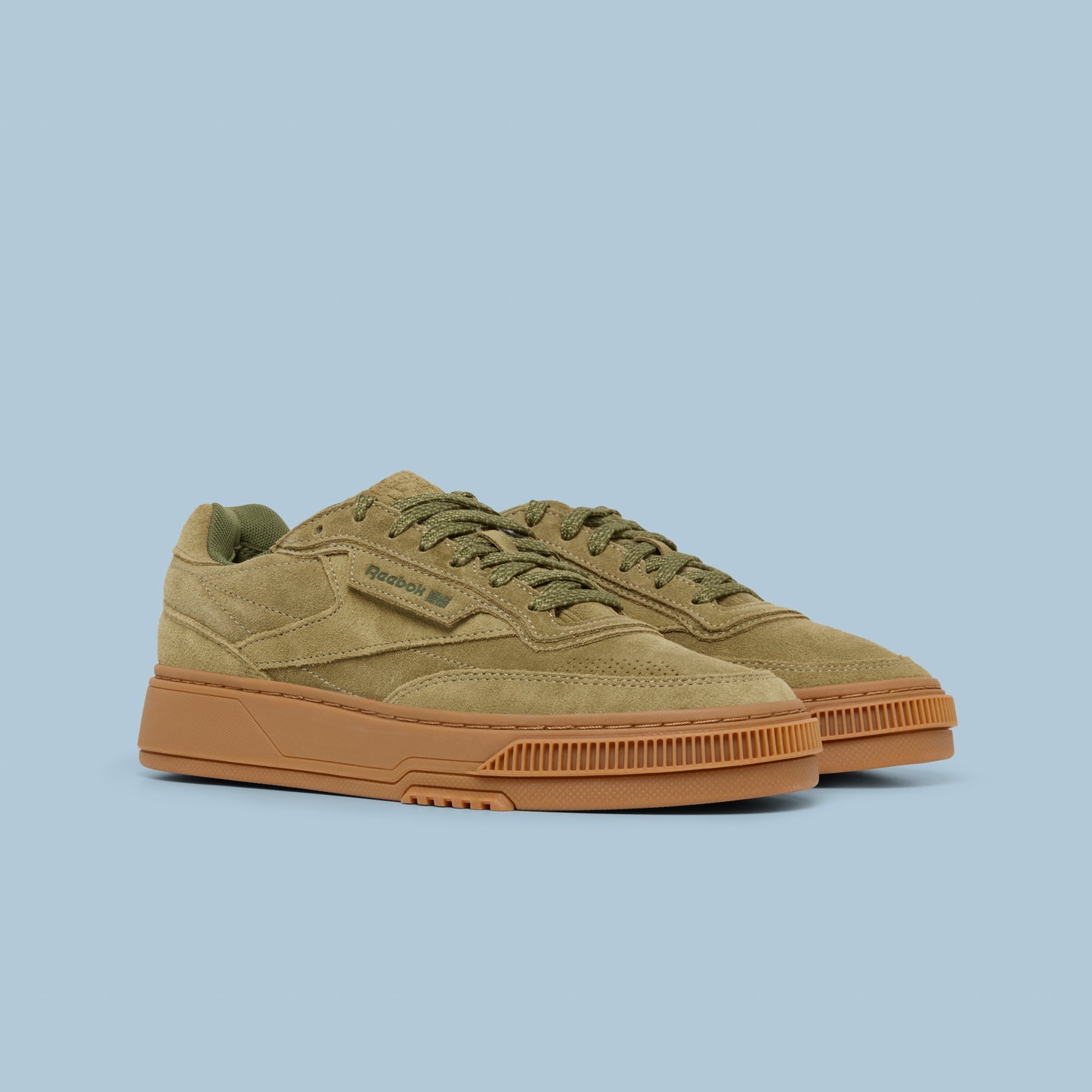 Reebok Club C Ltd Suede Olive Green