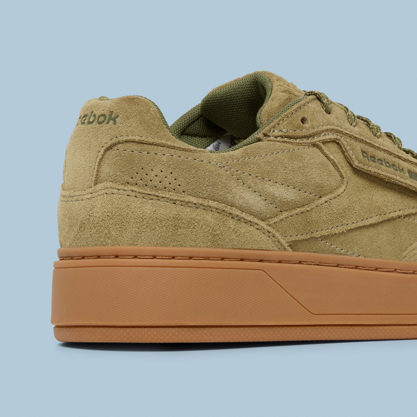 Reebok Club C Ltd Suede Olive Green