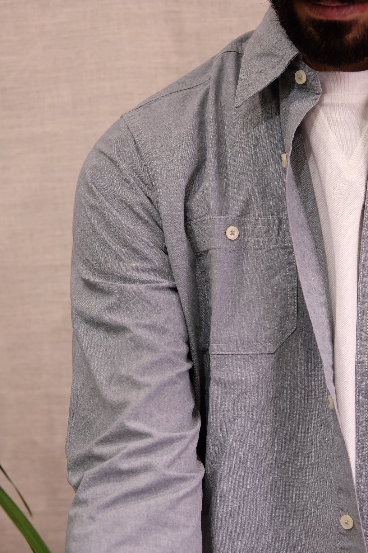 Gaffi & Co. Camicia Plage Dark Chambray