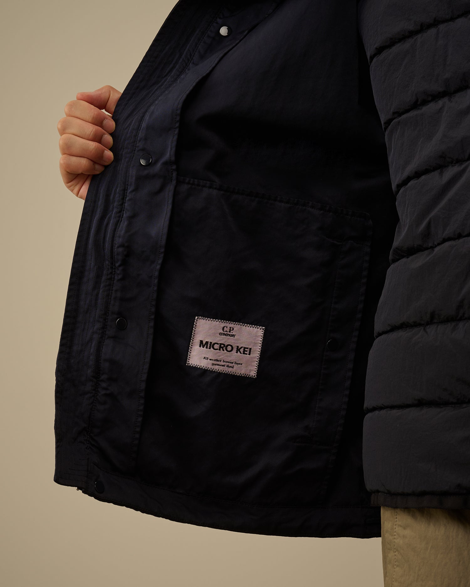 C.P. Company Micro Kei Hooded Lens Jacket Total Eclipse