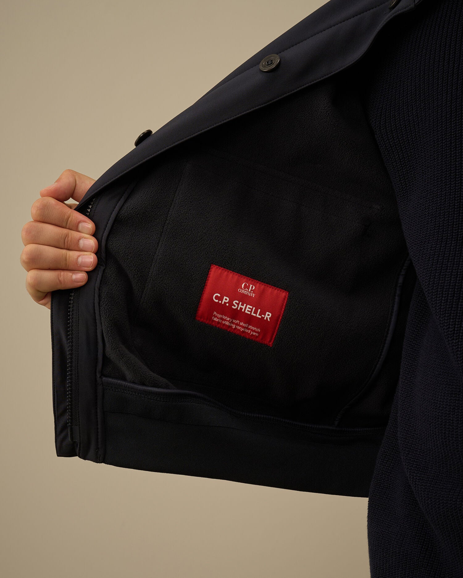 C.P. Company Shell-R Bomber Jacket Total Eclipse