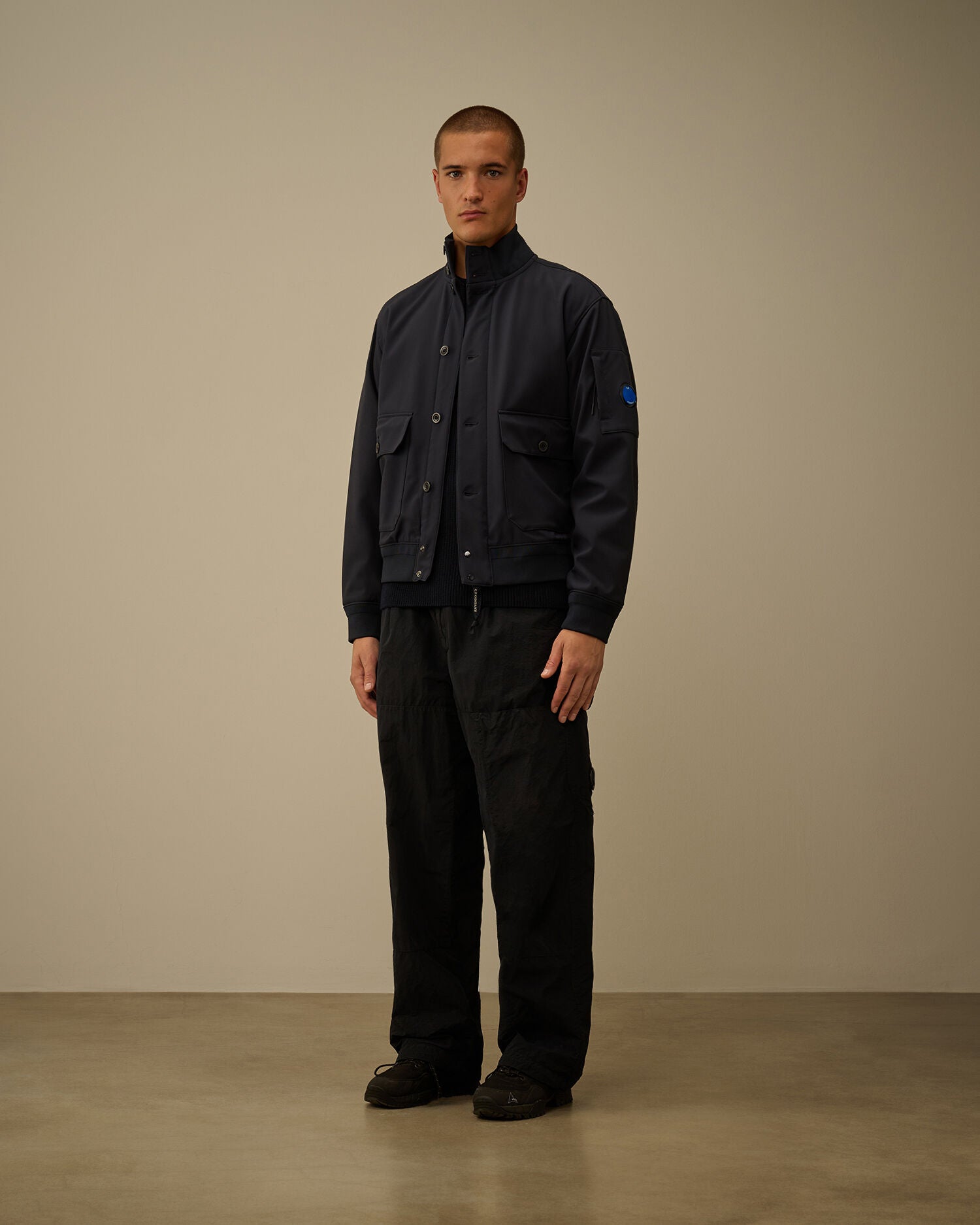 C.P. Company Shell-R Bomber Jacket Total Eclipse