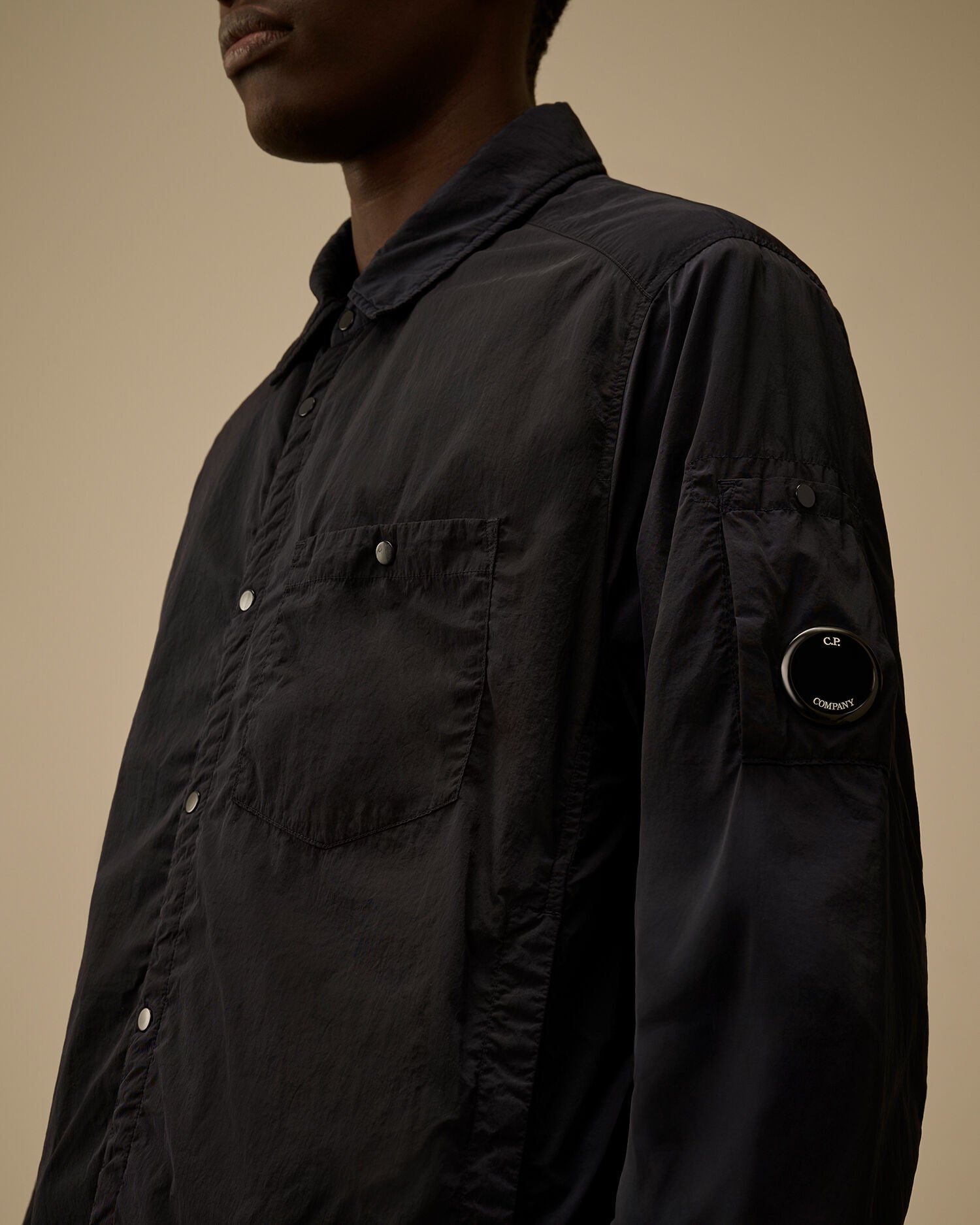 C.P. Company Overshirt Padded Total Eclipse