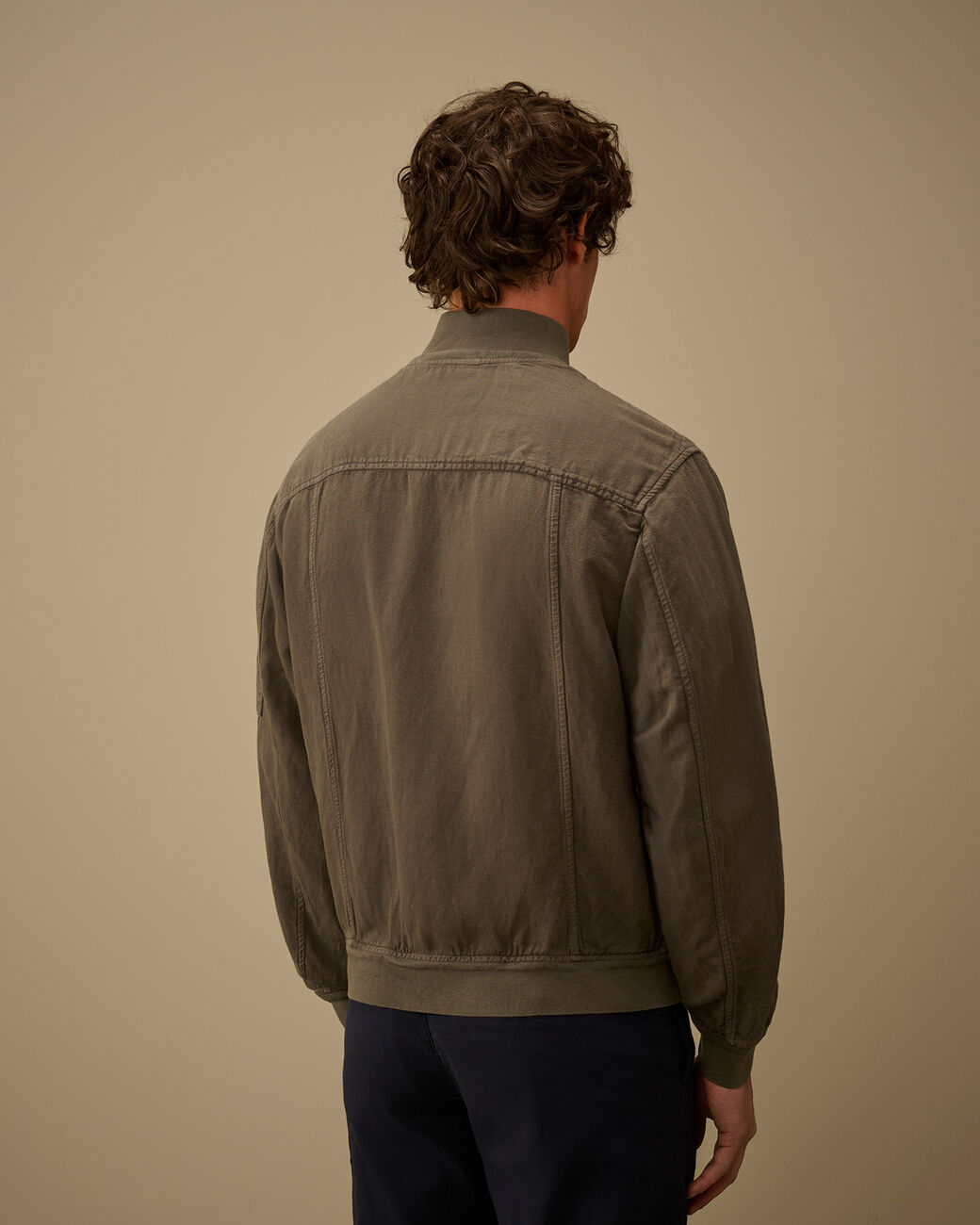 C.P. Company Medium Jacket Broken Twill Gunmetal Grey