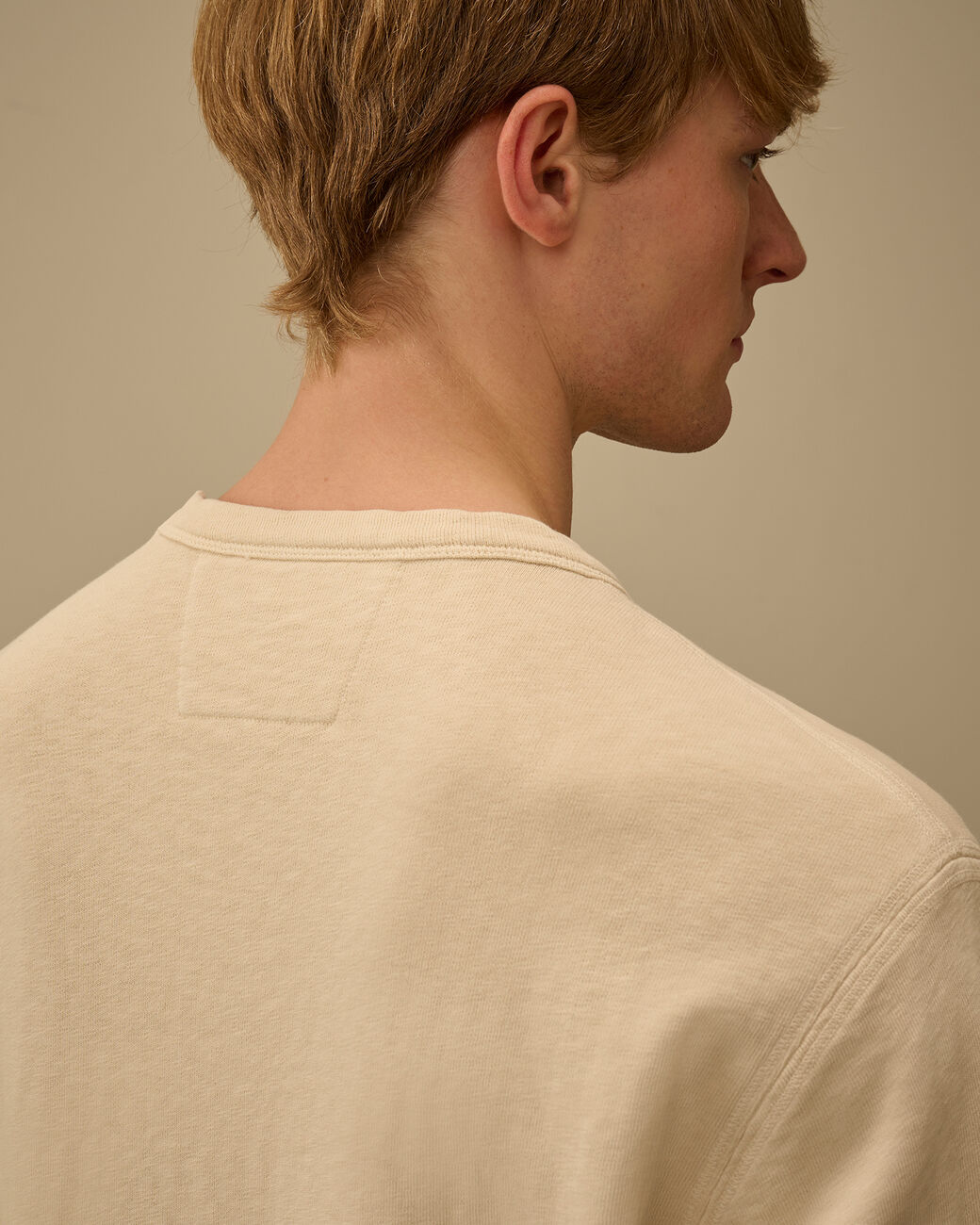 C.P. Company Malfilè Fleece Lens Sweatshirt Frozen Dew