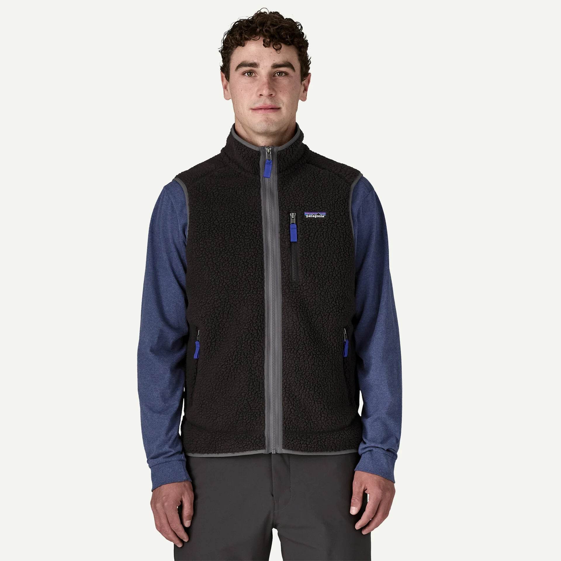 Patagonia Retro Pile Vest Black/Forge Grey