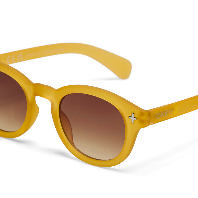 Okkia Occhiale da Sole Milano Soft Touch Giallo