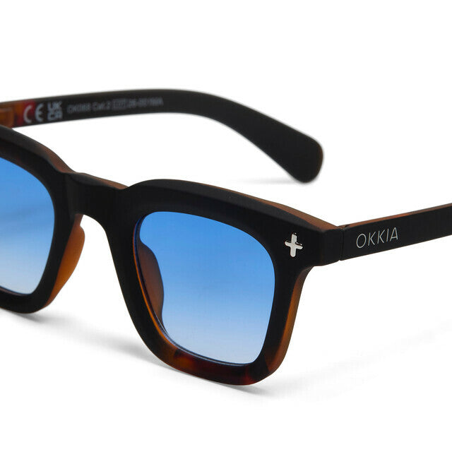 Okkia Occhiale da Sole Firenze Soft Touch Havana Black