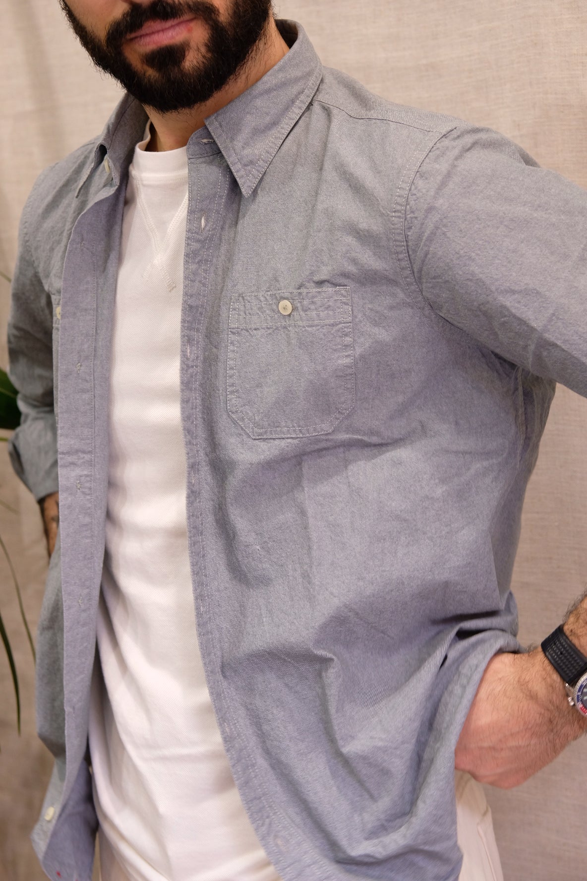 Gaffi & Co. Camicia Plage Dark Chambray