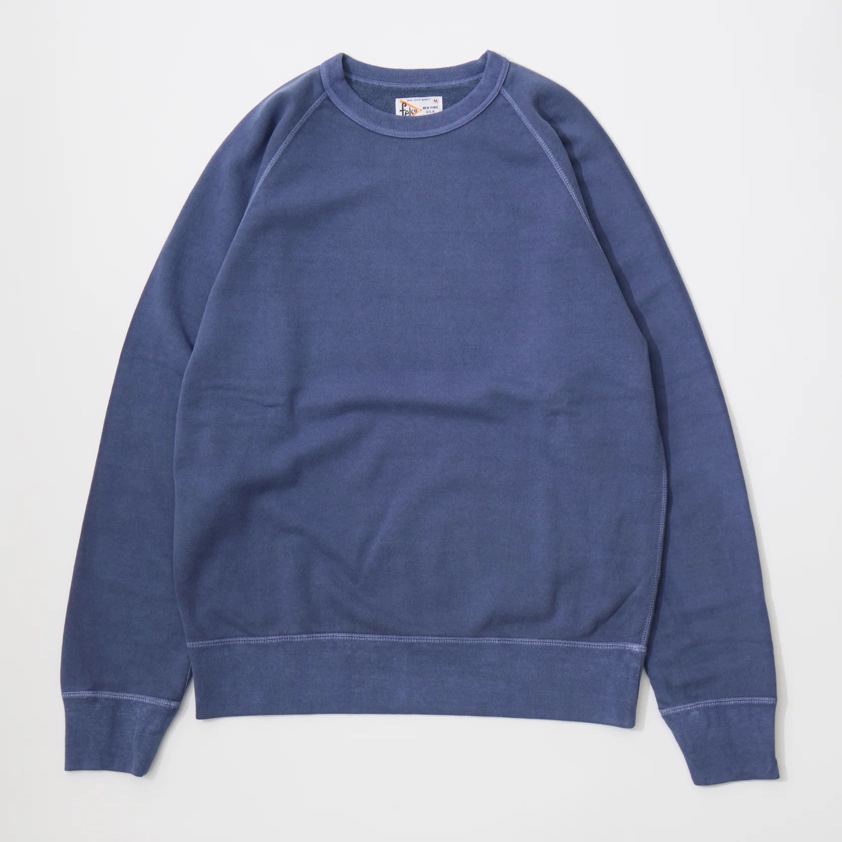 Felco NYC Classic Fit Terry Binder Crew Sweat 10oz. PG Navy