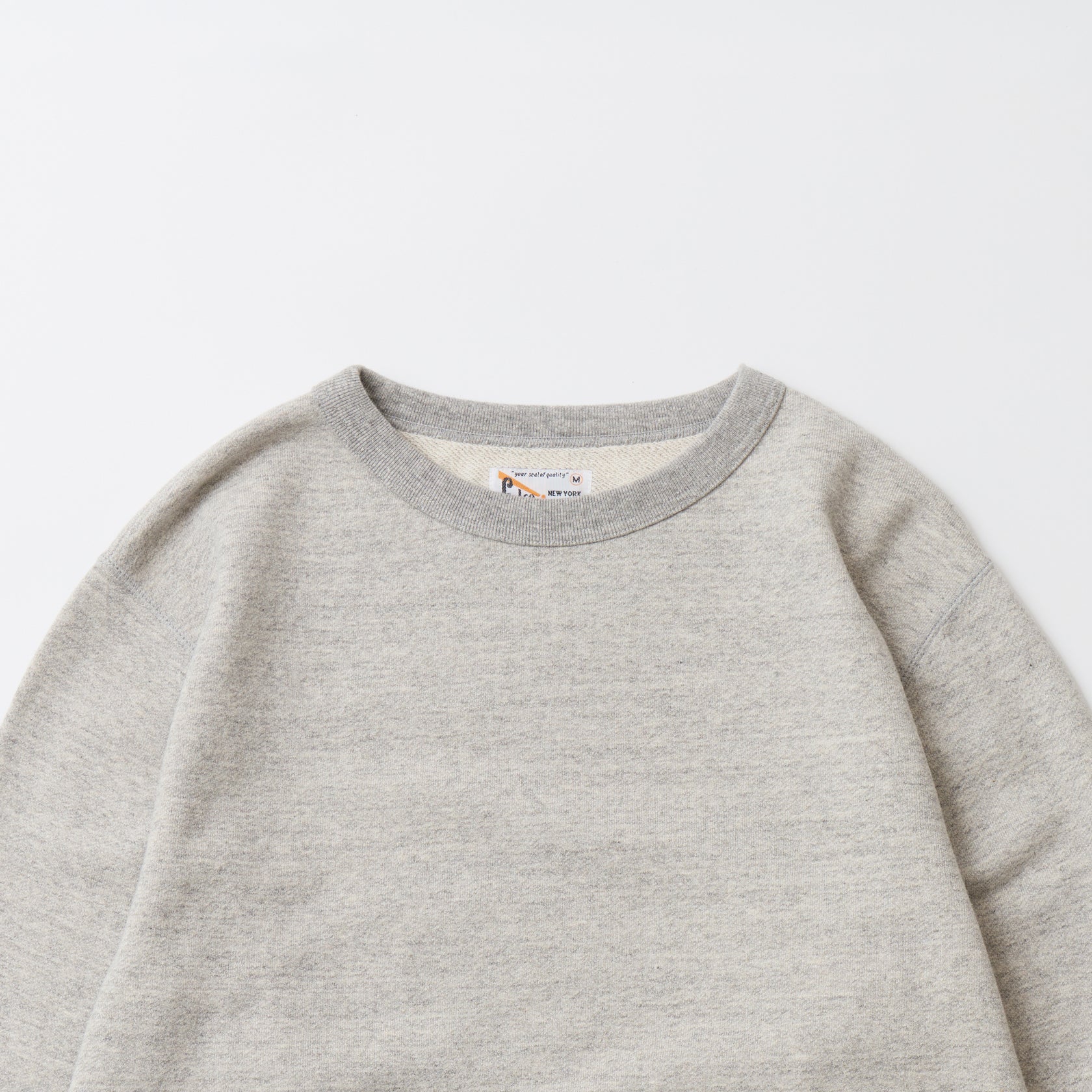 Felco NYC Classic Fit Terry Binder Crew Sweat 10oz. Twisted Grey