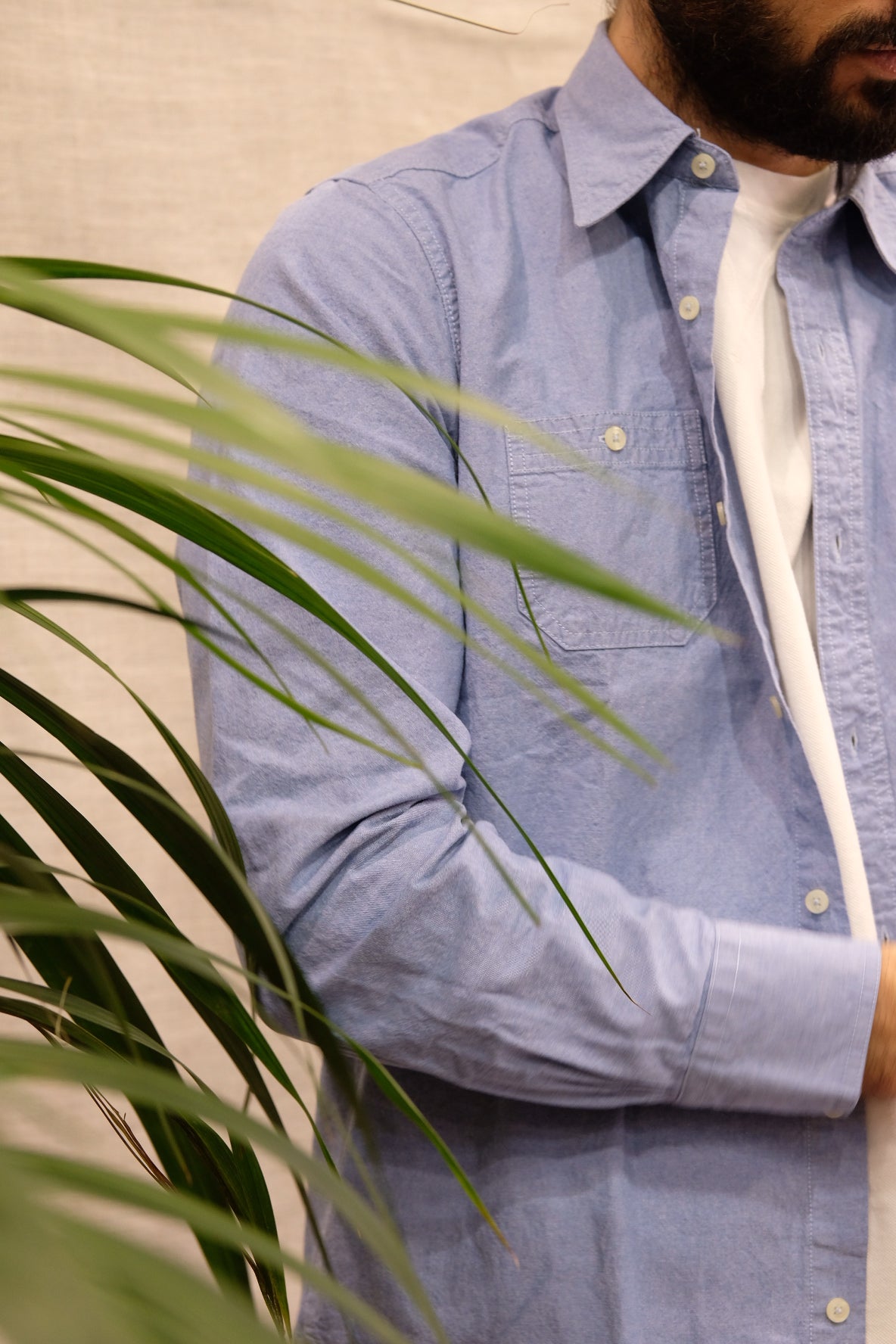 Gaffi & Co. Camicia Plage Light Chambray