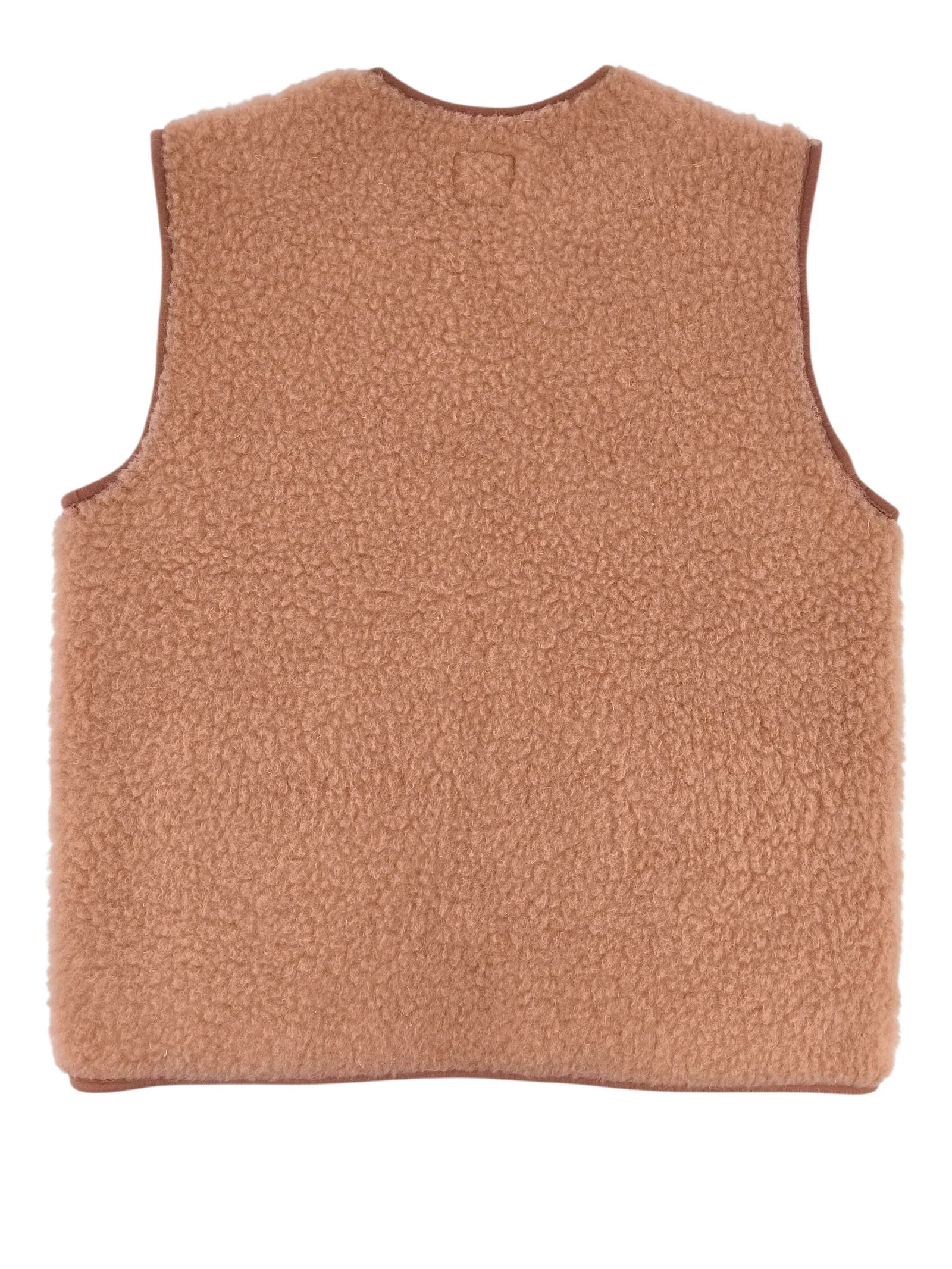 Coldbreaker Wool Vest Pepitko Rugby Tan