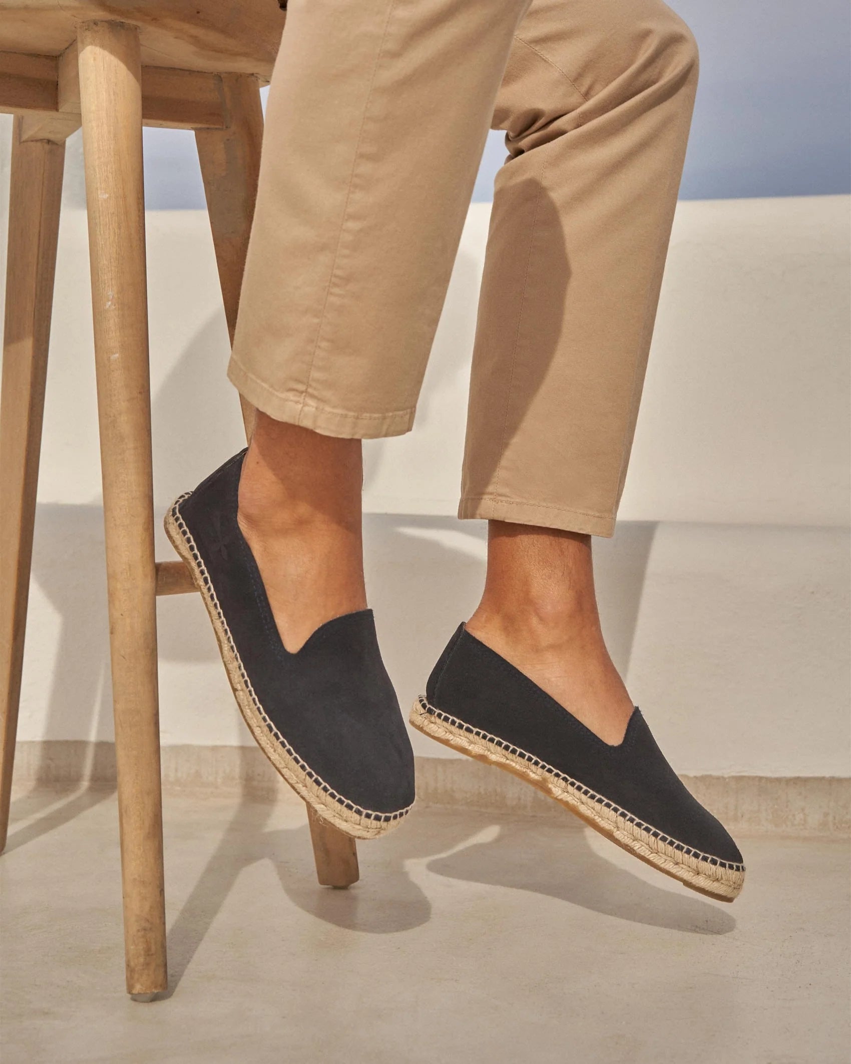 Manebì Suede Espadrillas Hamptons Patriot Blue
