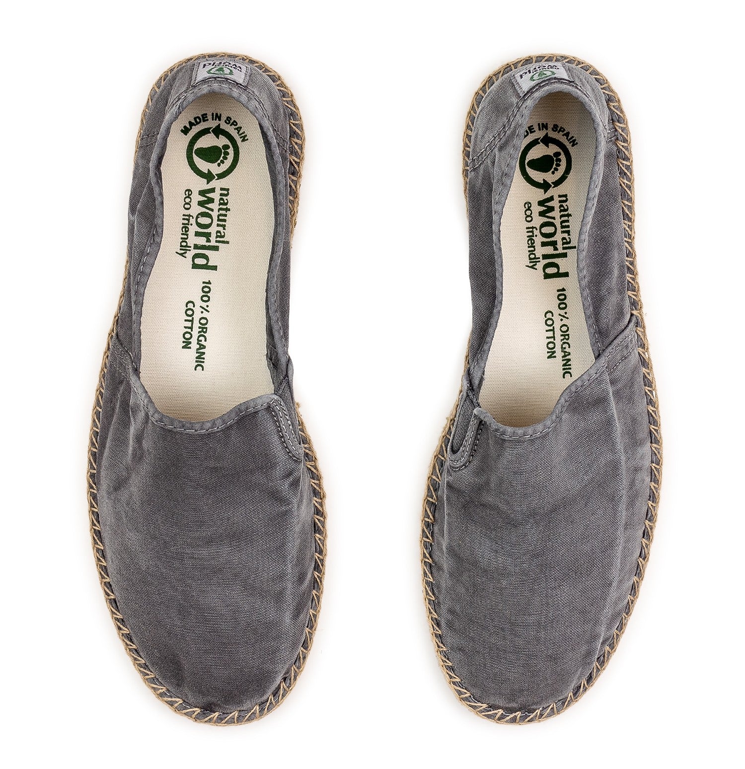 Natural World Eco Espadrillas Old Trebol Gris