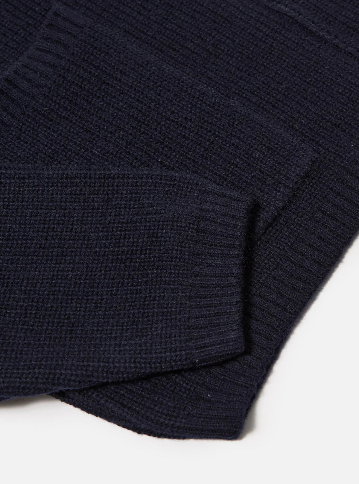 Universal Works Zip Cardigan Eco Wool Navy