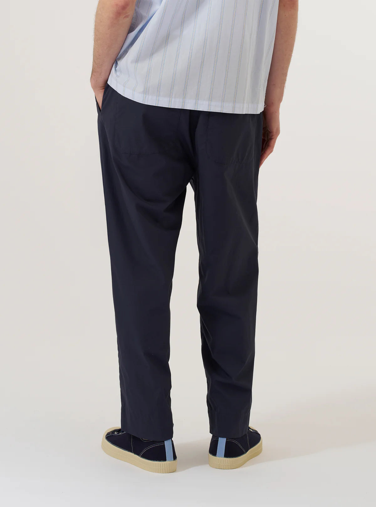 Universal Works Judo Pant Peached Poplin Navy