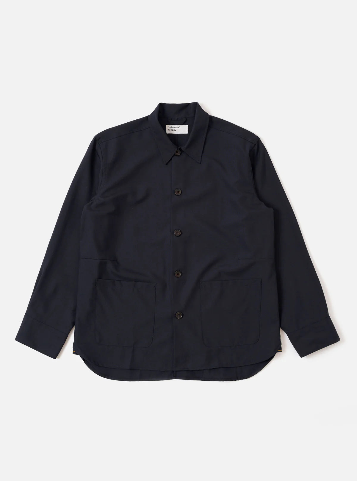 Universal Works Travail Overshirt Tropical Suiting Navy