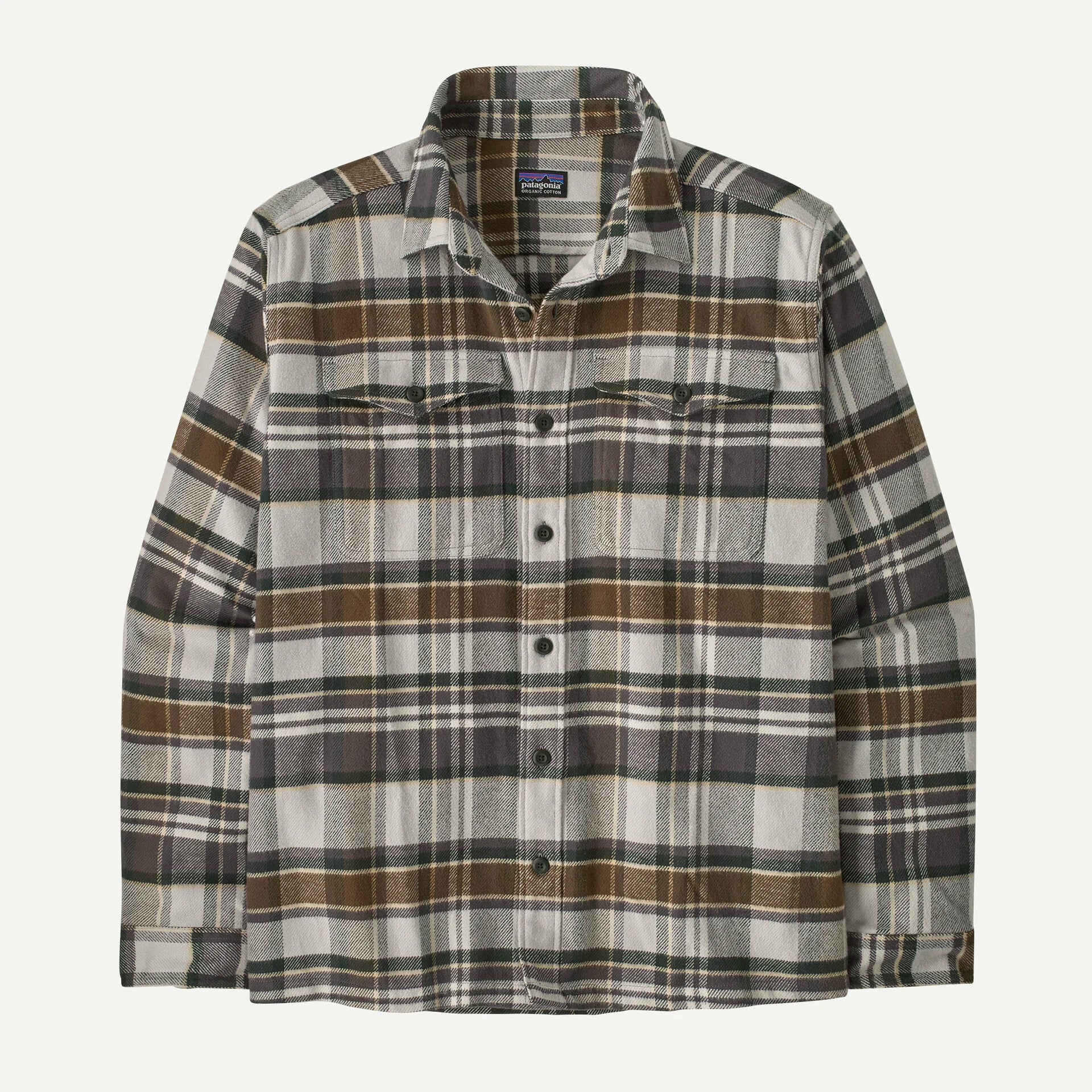 Patagonia Fjord Flannel Shirt Salt Grey