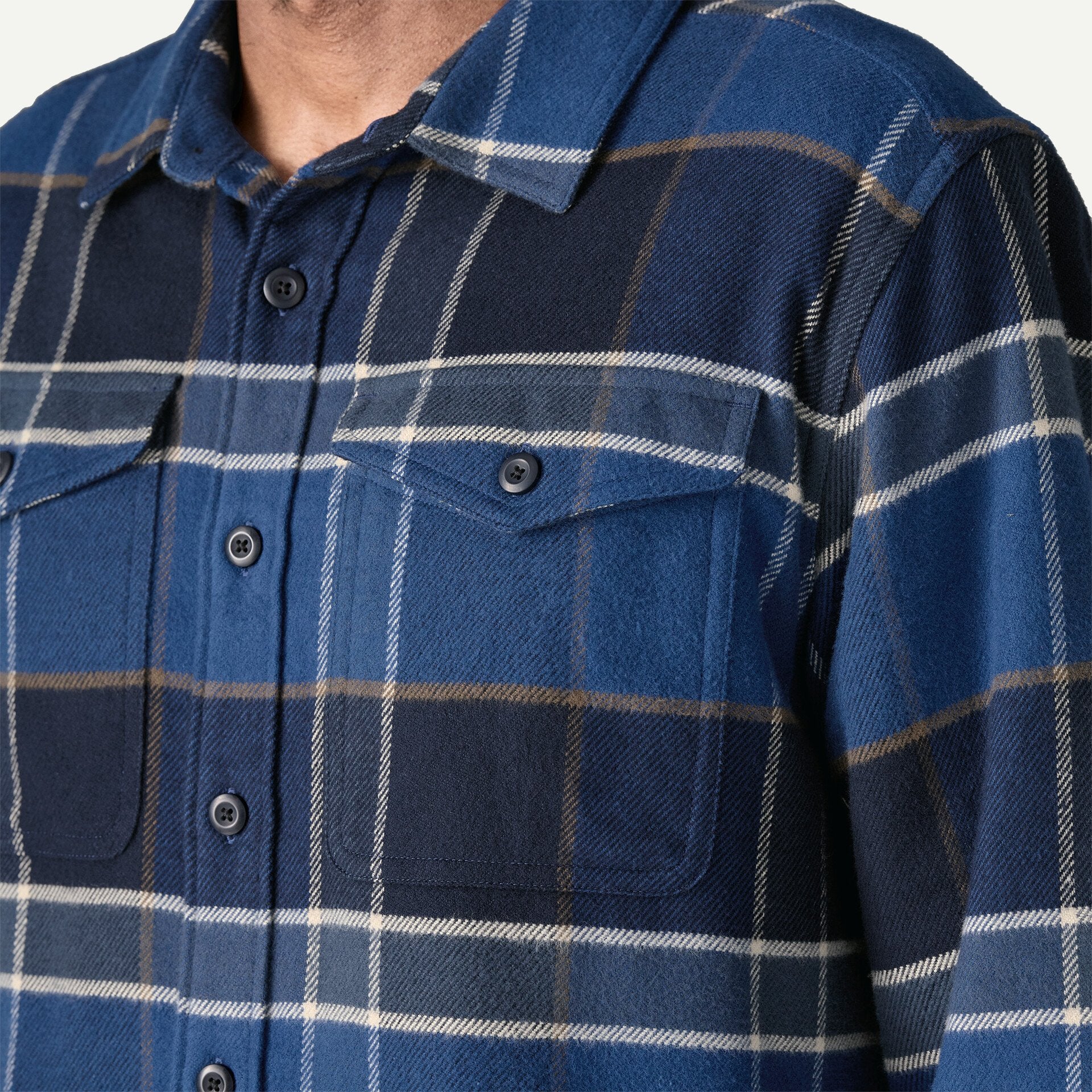 Patagonia Fjord Flannel Shirt Sunken Blue