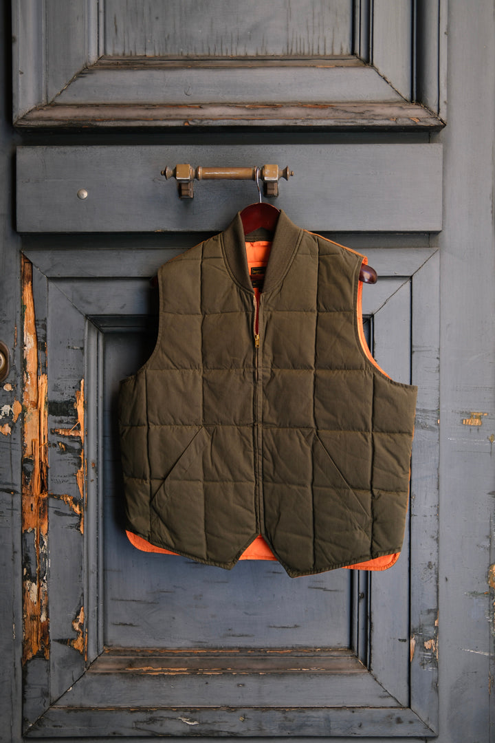 Chesapeake's Down Vest Seattle Hbt Waxed Colorblock