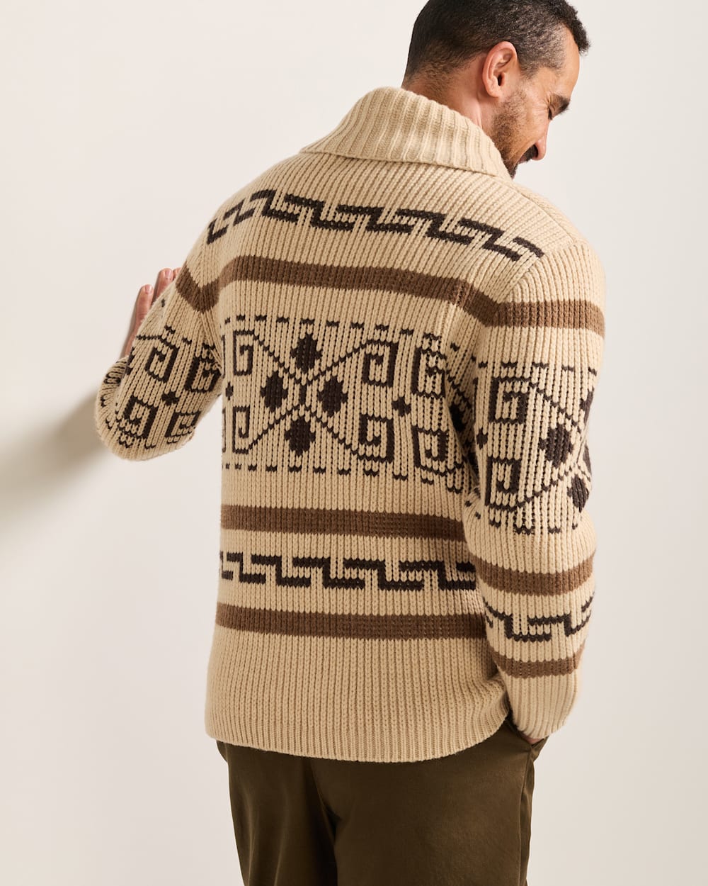 Pendleton The Original Westerley Sweater Tan/Brown