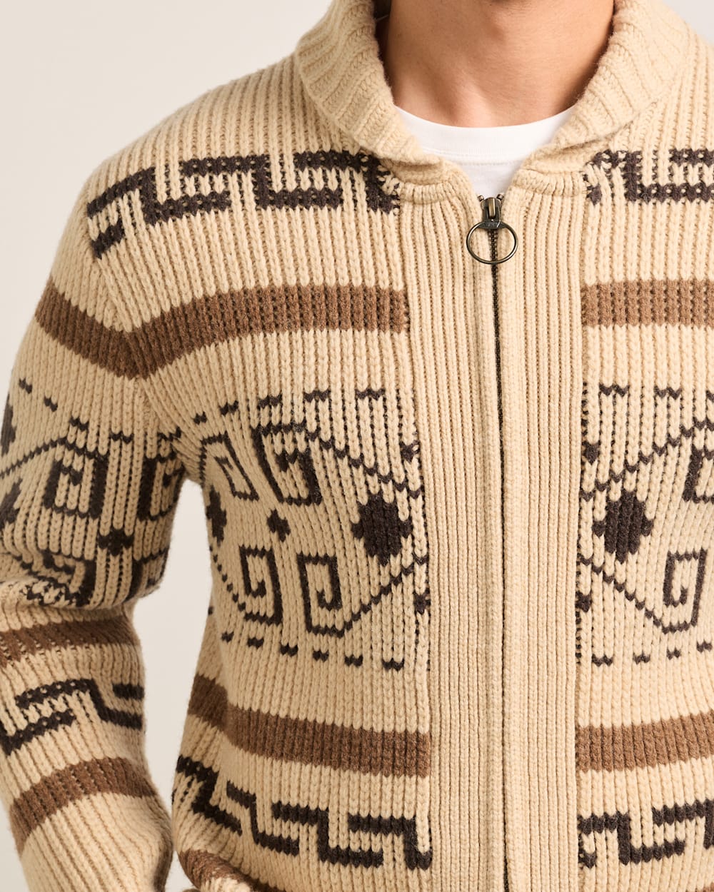 Pendleton The Original Westerley Sweater Tan/Brown