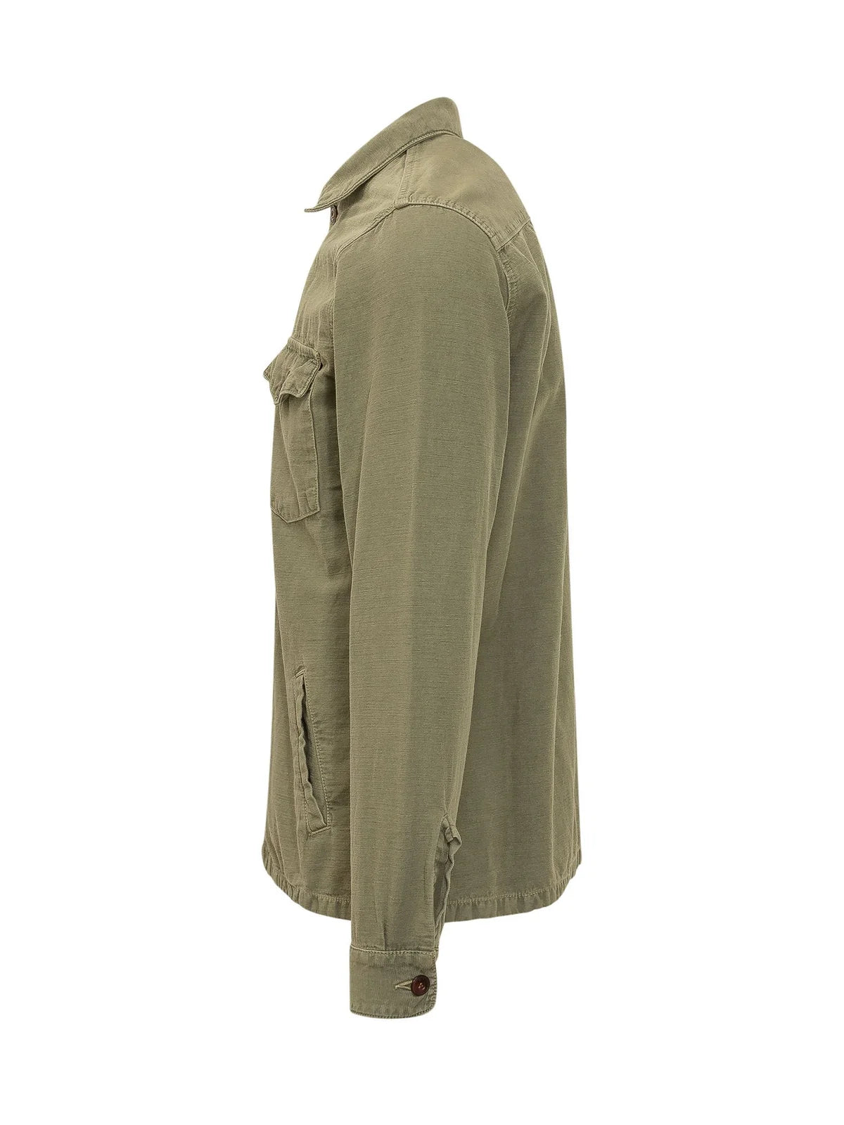 Blker Camicia Over Lino/Cotone Acadia Military
