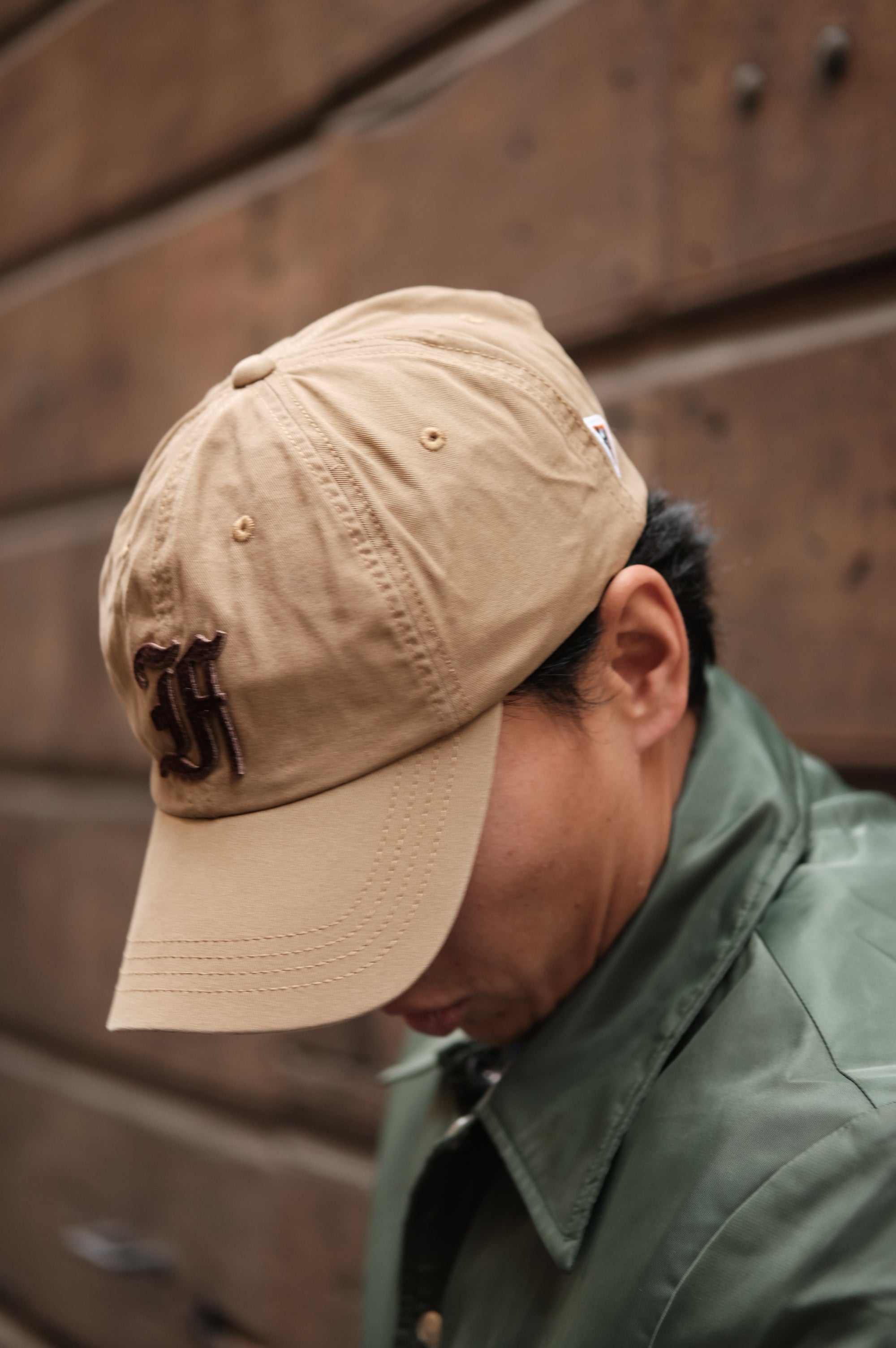 Felco NYC New Shape Twill Stone Washed Cap Tan/Brown