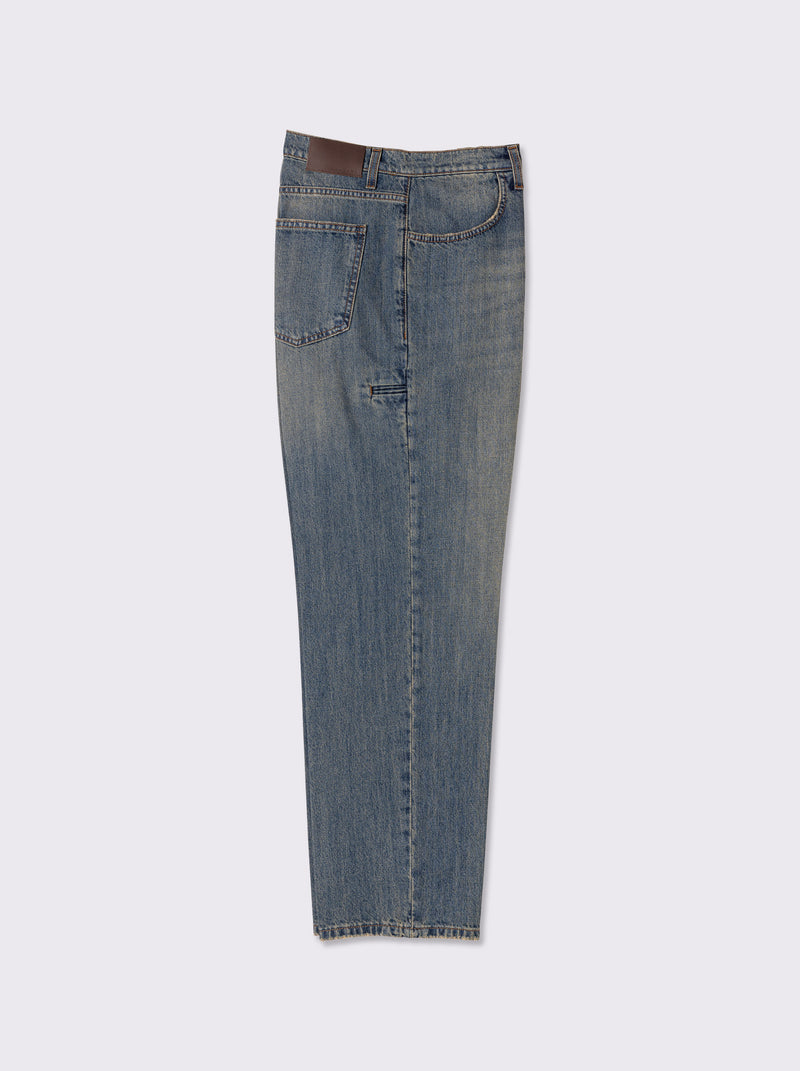 Bonheur Pantalone Denim Over Osaka L./125 Sabbiato