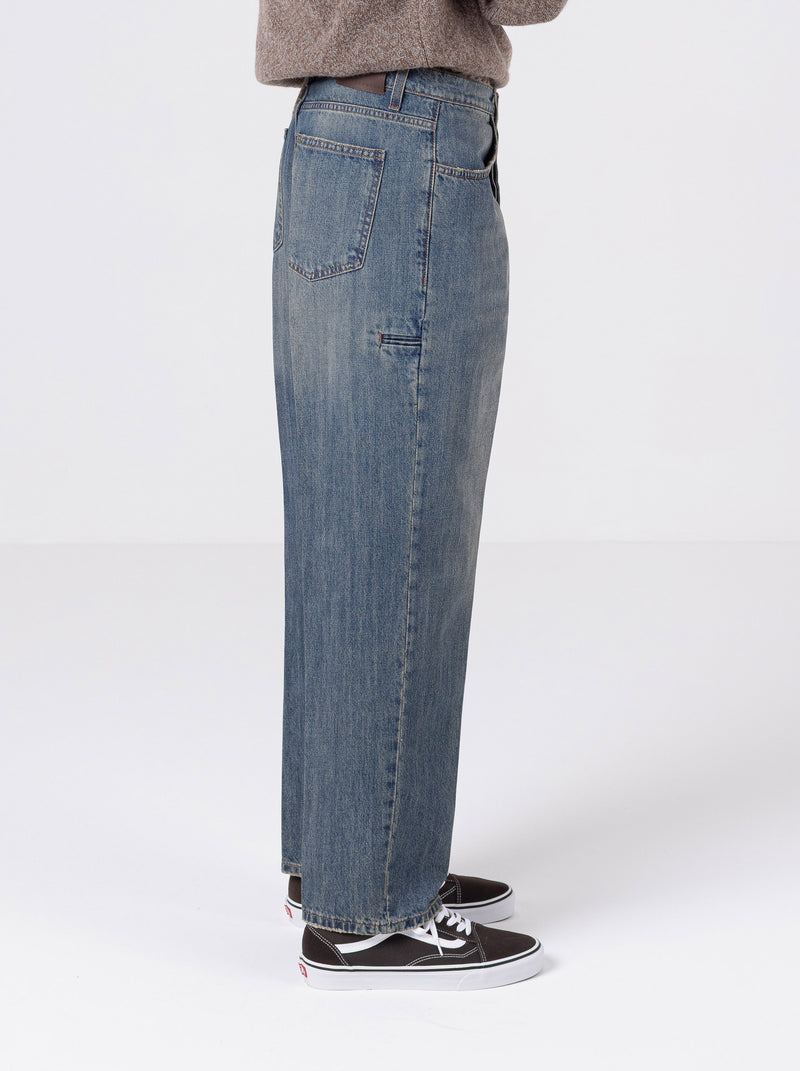 Bonheur Pantalone Denim Over Osaka L./125 Sabbiato