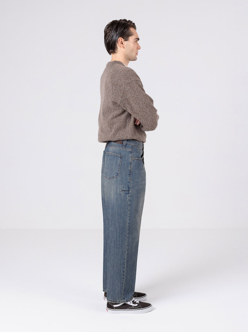 Bonheur Pantalone Denim Over Osaka L./125 Sabbiato