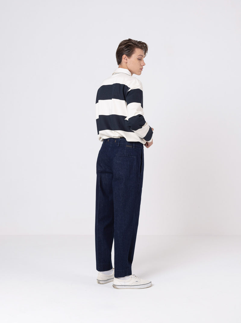 Bonheur Pantalone Over Chiba Wash L.0. Denim