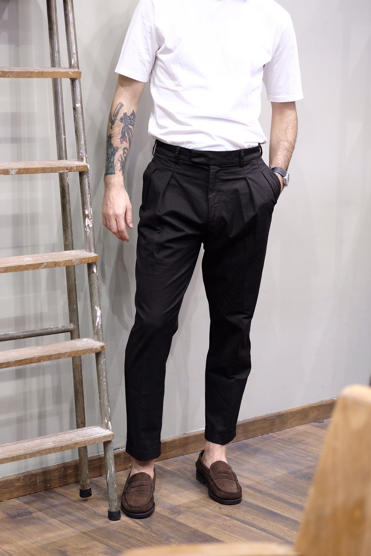 Gaffi & Co. Pantalone Bruce Nero