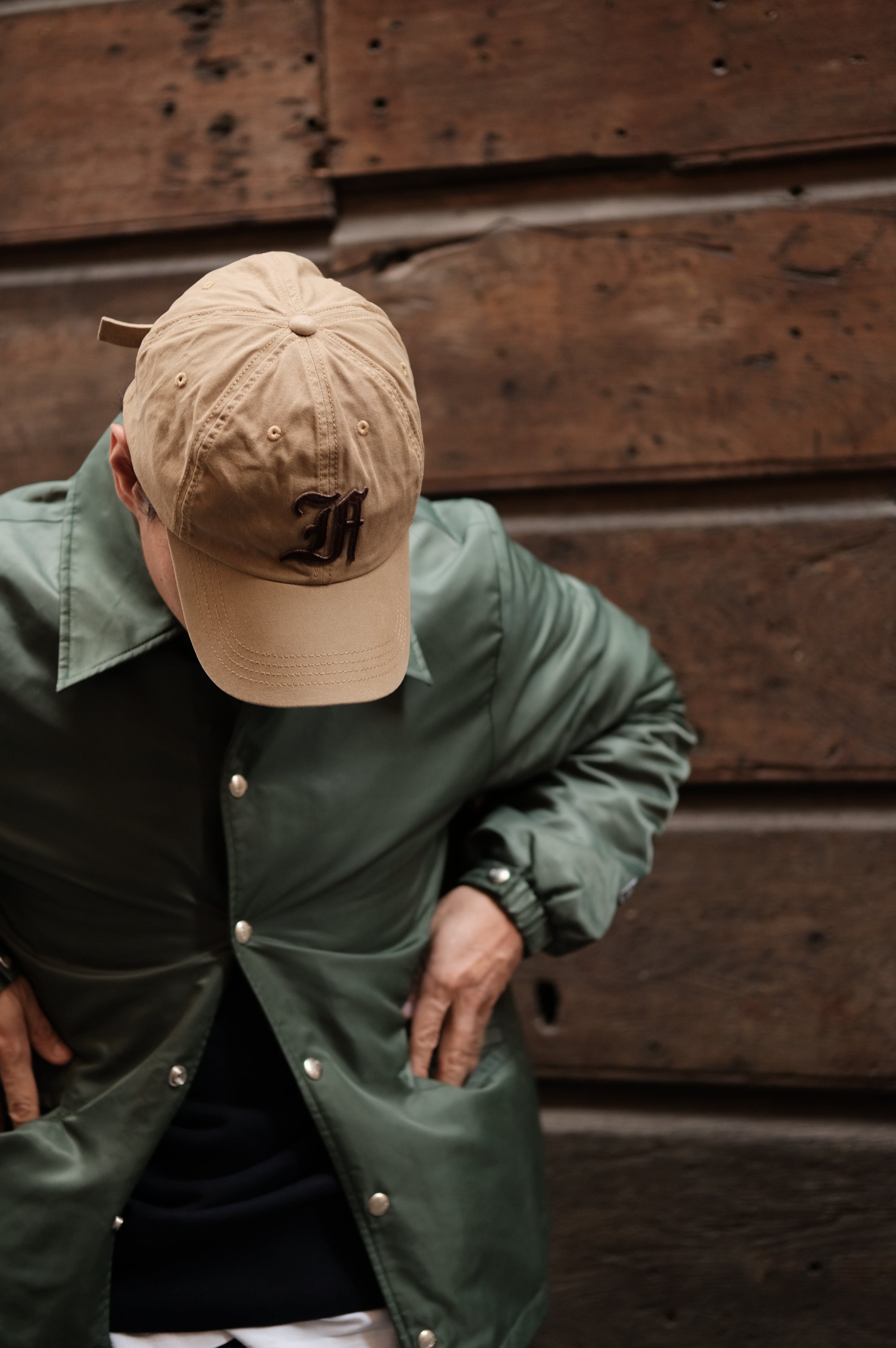 Felco NYC New Shape Twill Stone Washed Cap Tan/Brown