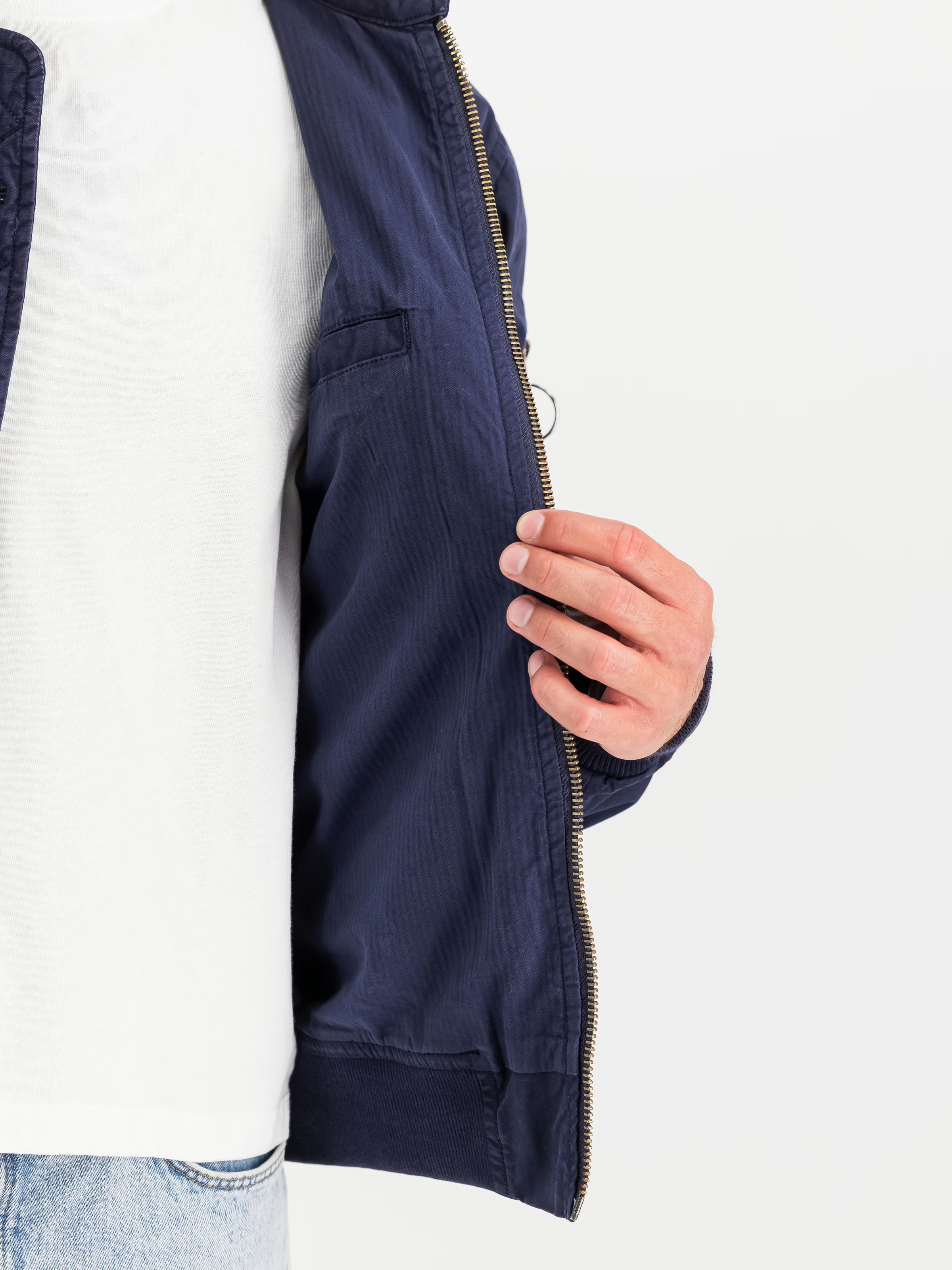 Alpha Industries CWU-36/P Canvas Light Bomber Jacket Ultra Navy