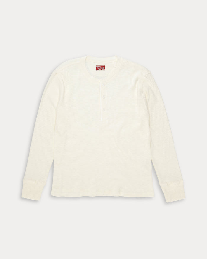 Fortela Amish Maglia Waffle Serafino White