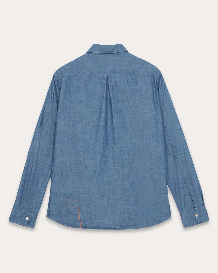Fortela Amleto Camicia Chambray Indigo Rinse