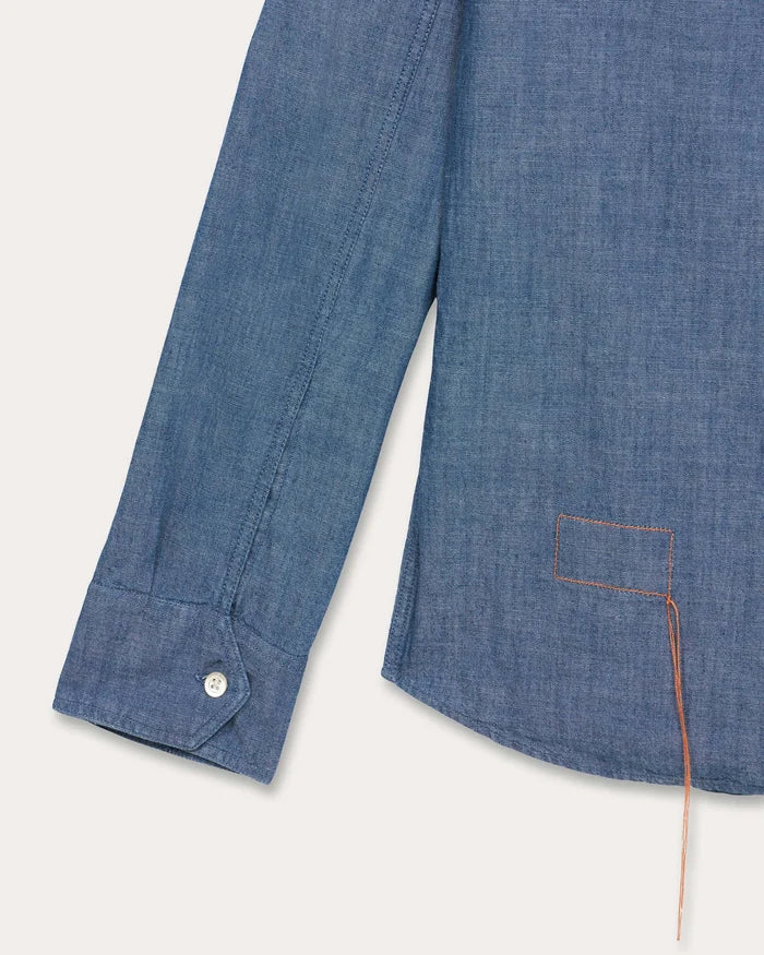 Fortela Amleto Camicia Chambray Indigo Rinse