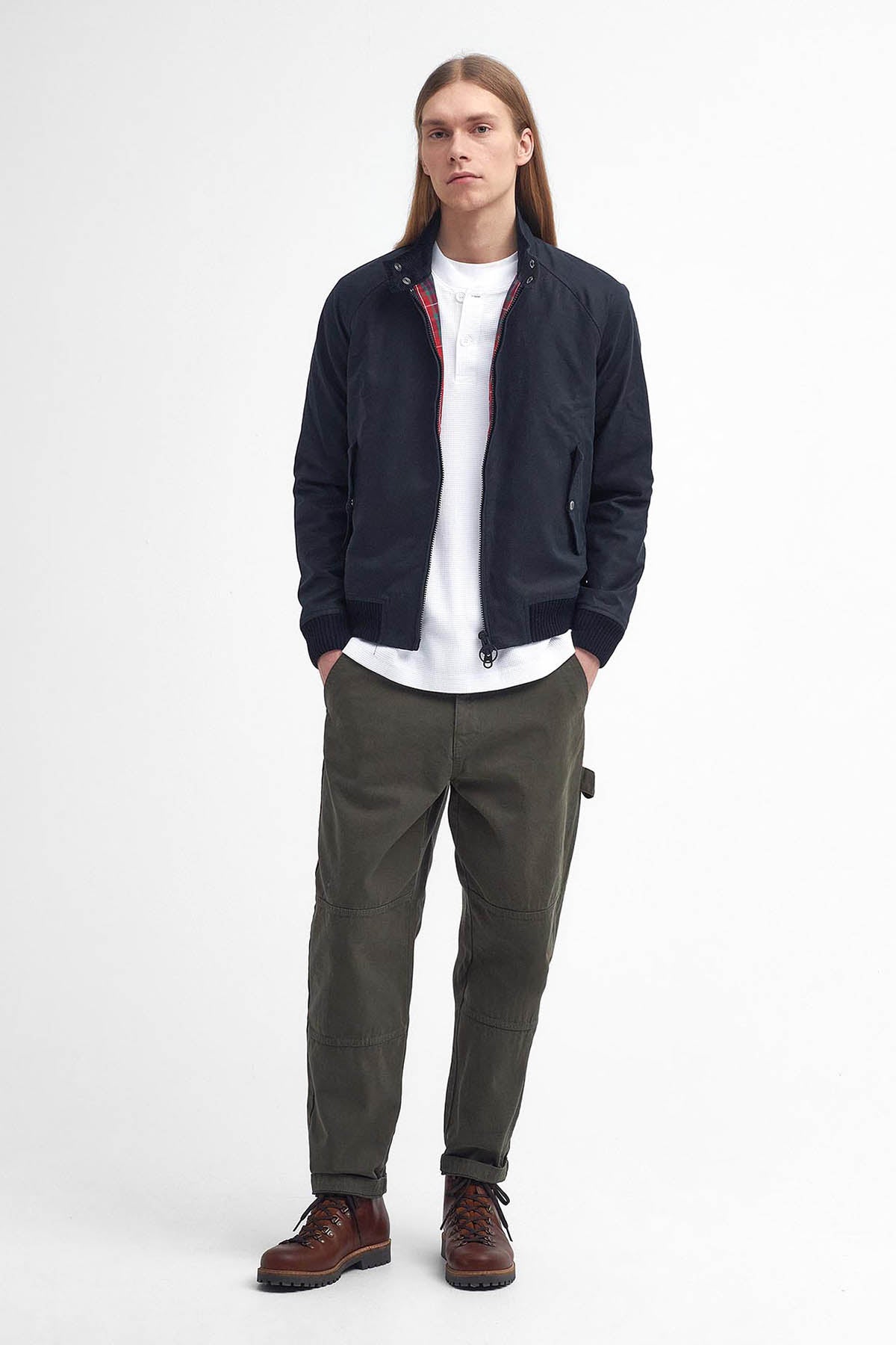 Barbour x Baracuta Porton Wax Jacket Navy
