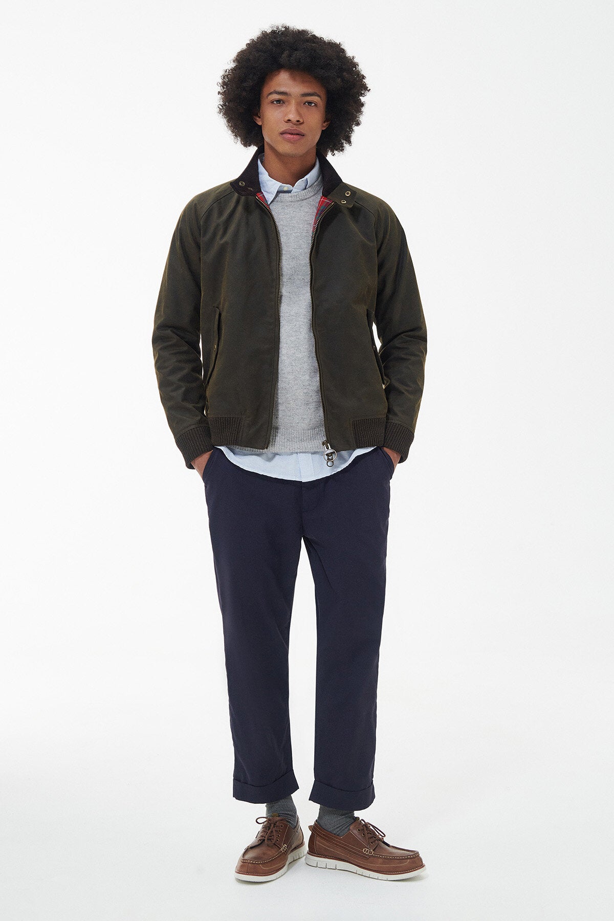 Barbour x Baracuta Porton Wax Jacket Olive