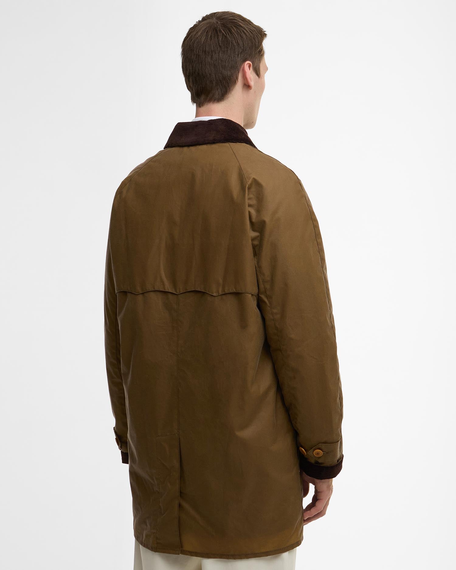 Barbour x Baracuta Wax Trench Coat Tan