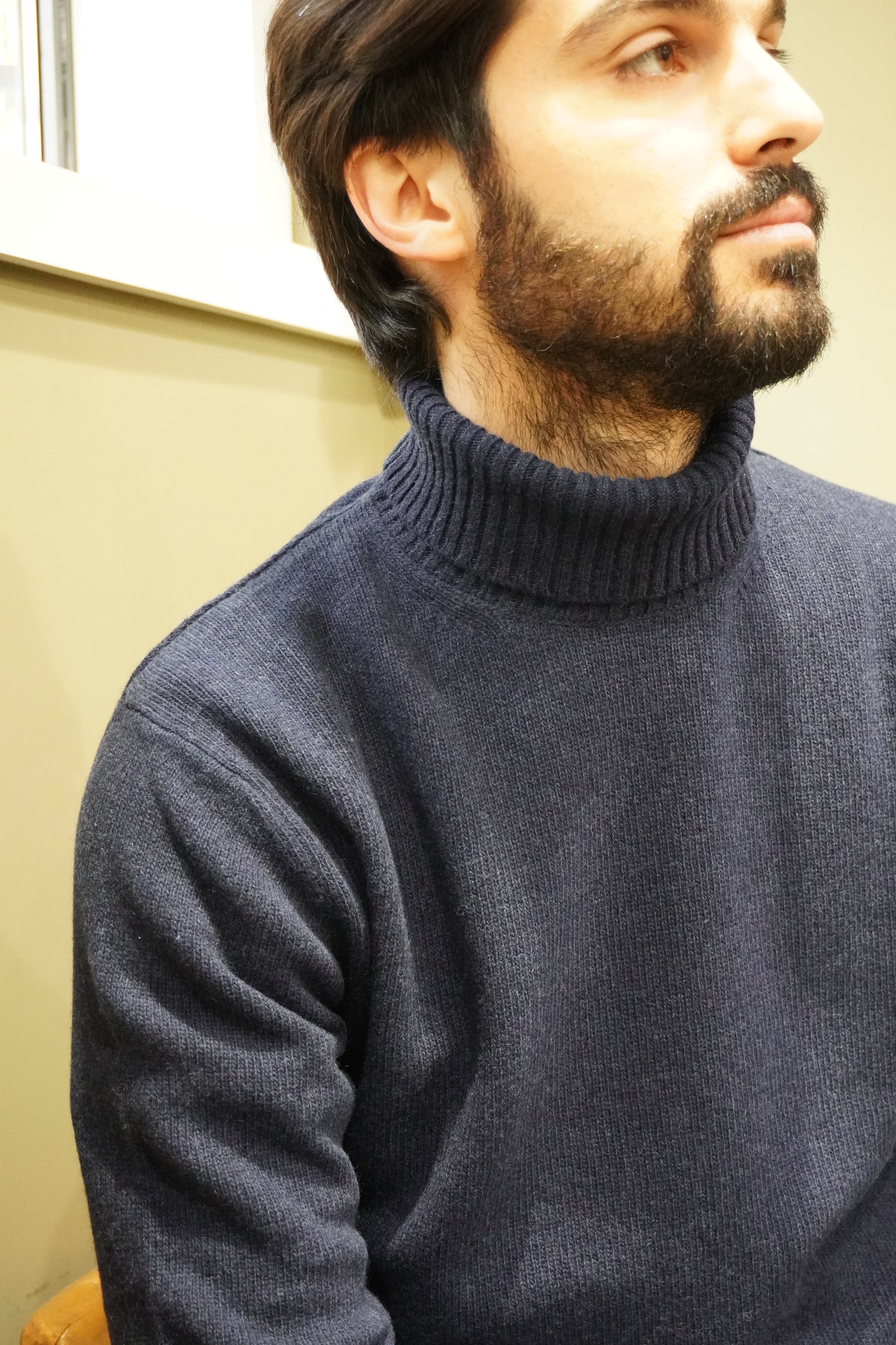 Wool & Co Ciclista Mezzo Peso Soft Shetland Blu