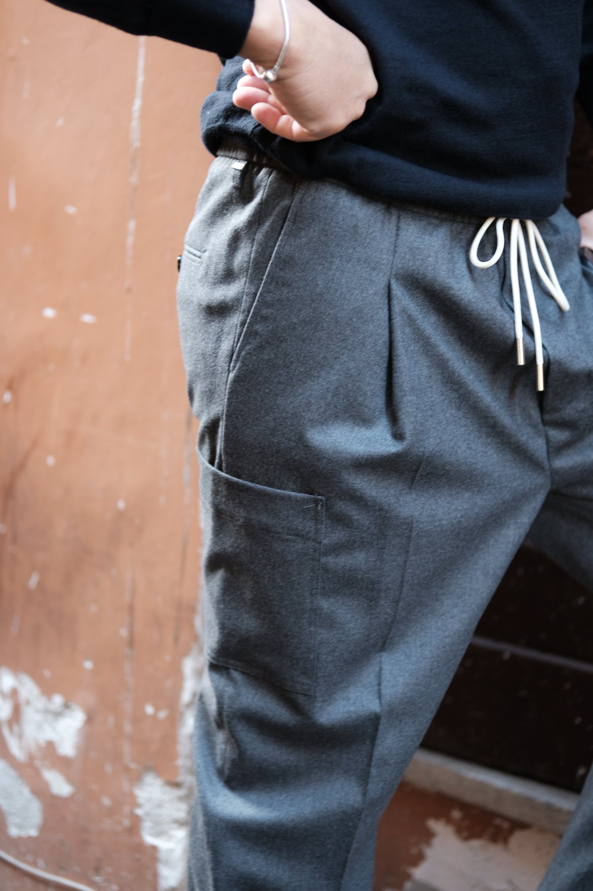 Be Able Noah Wool Grigio Medio