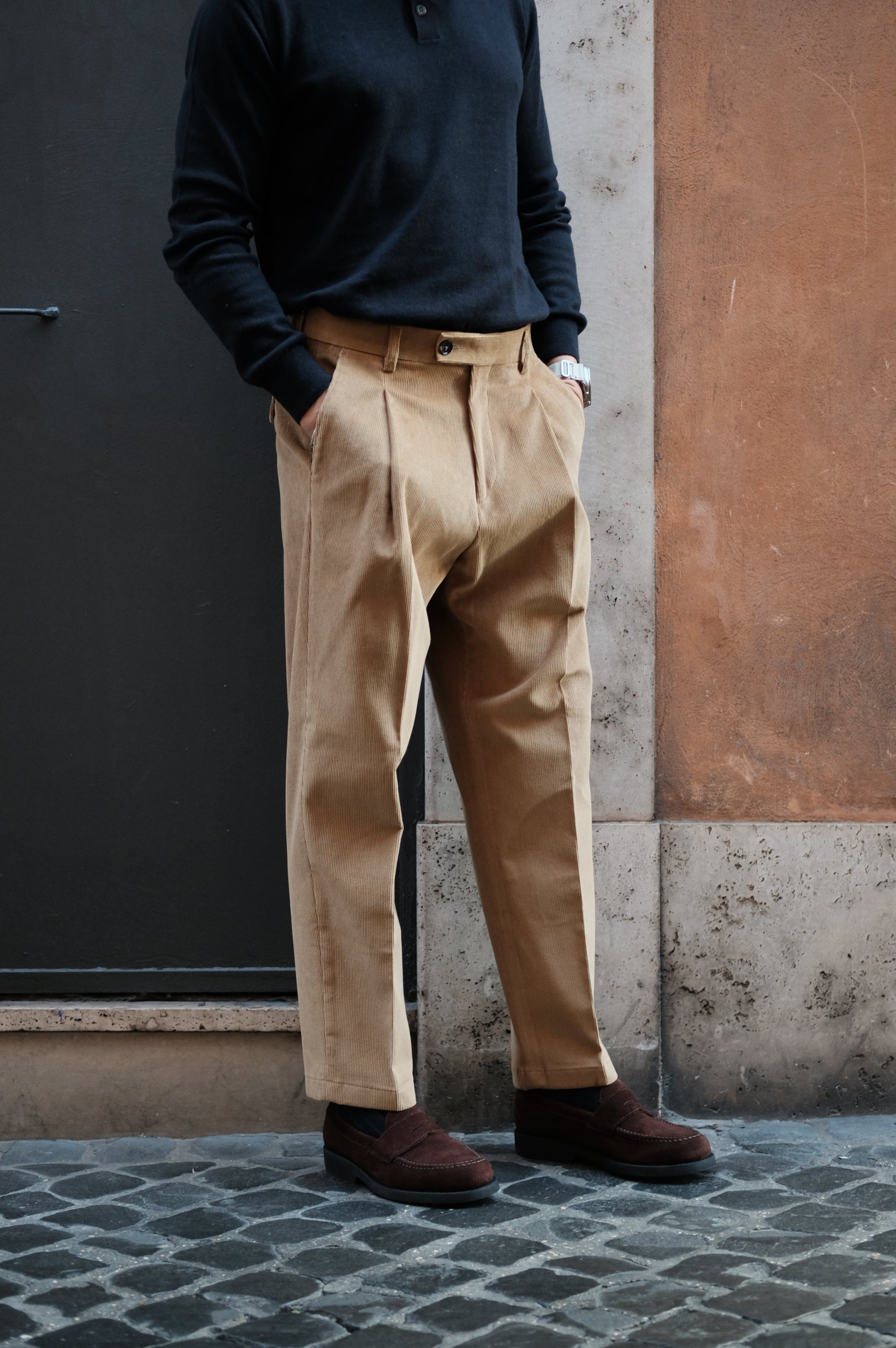 Be Able Pantalone Raul Velluto Deserto