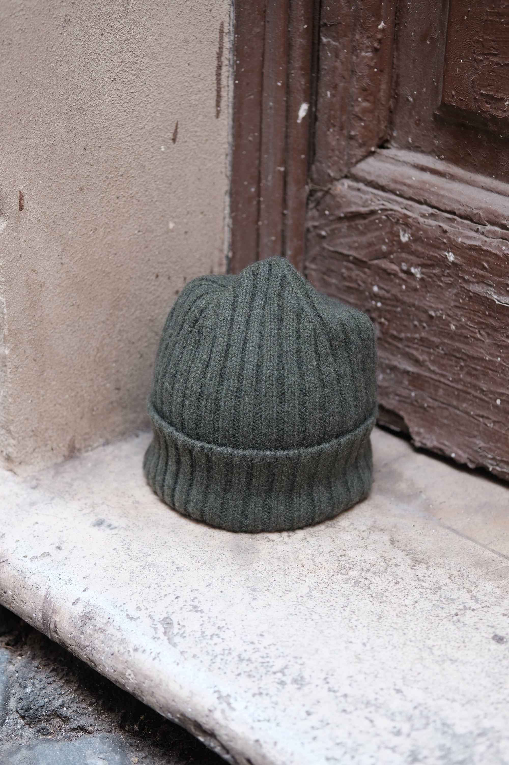 Gaffi & Co. Cappello Cashmere Verde Militare