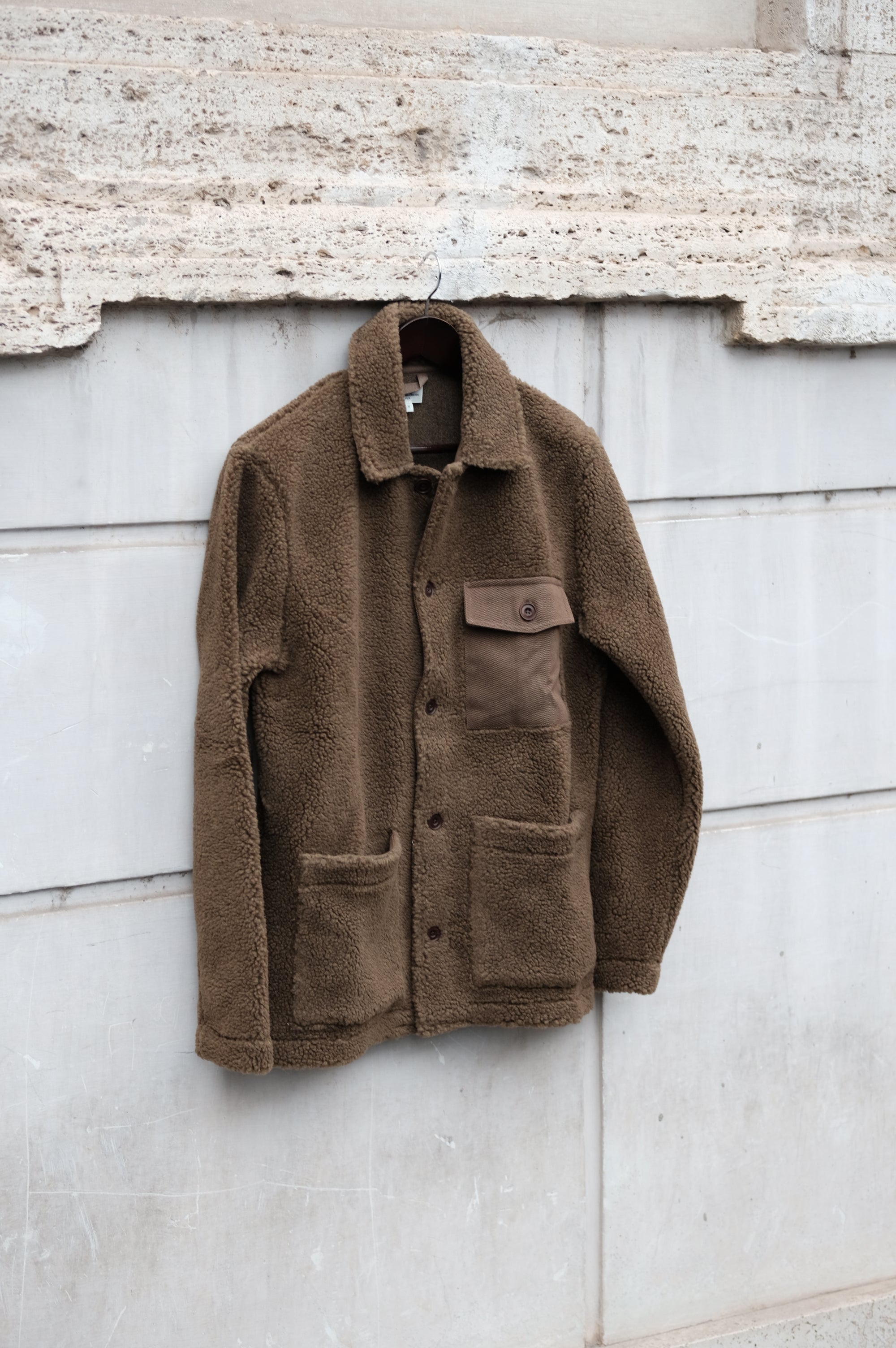 Hartford Utility Sherpa Jacket Camel